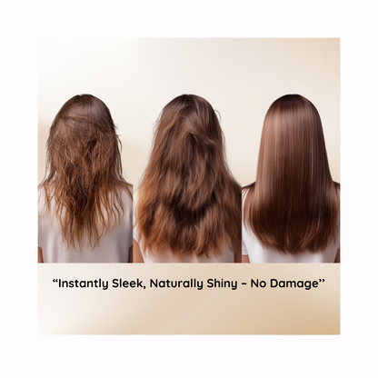 Low heat damage and fast hair straigtener