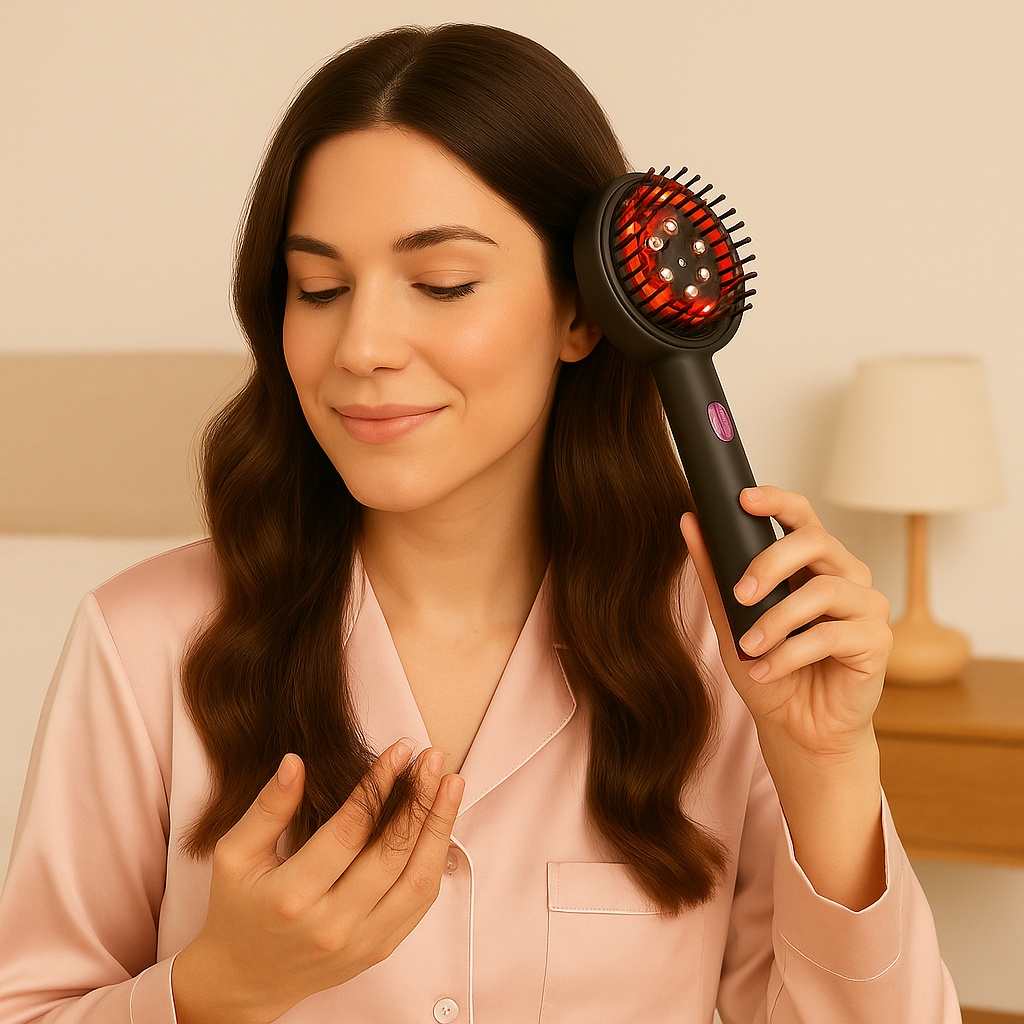 LED Oil Infuser Massager Comb